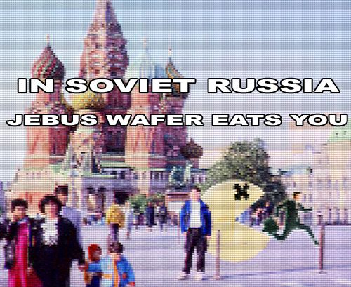 In Soviet Russia, Wafer Eats YOU