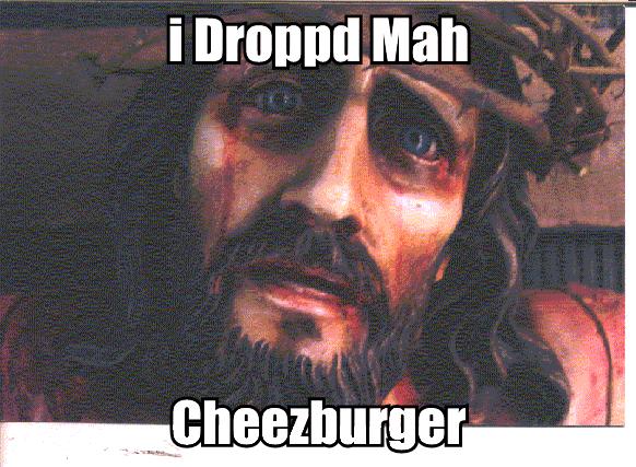 dropped mah cheezburger