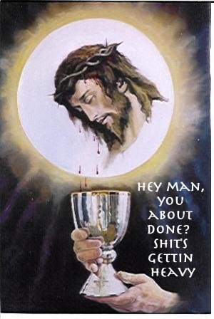 Hey man, you about done? Shit’s gettin heavy.