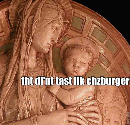 tht di’nt tast lik chzburger