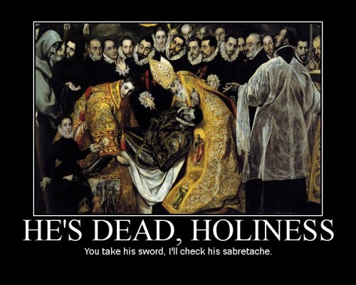He’s Dead, Holiness
