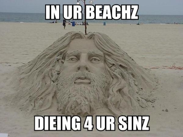 Sand Jesus