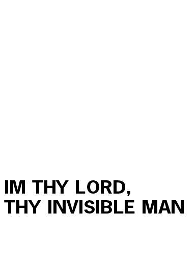 invisible man