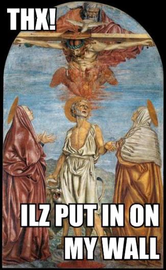 Gods Household Crucifix