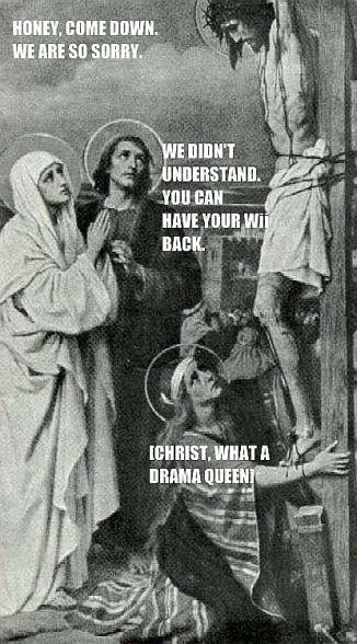 honey come down we are so sorry you can have your wii back