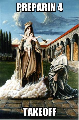 preparin for takeoff