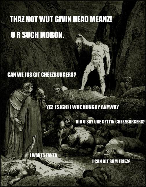 thats not wut givin head means! u r such a moron.