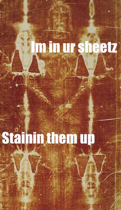 I’m in ur sheetz … Stainin them up