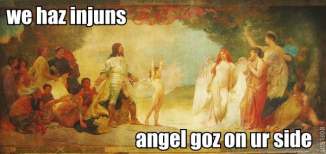 we haz injuns: angel goes on ur side