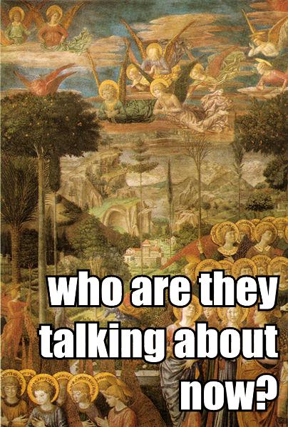 who are they talking about now?