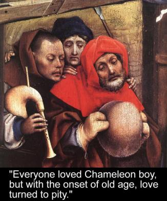 Everyone loved chameleon boy