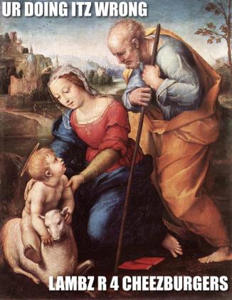 Ur doing it wrong lambz r 4 cheezburgers