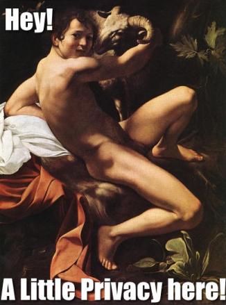 Hey A Little Privacy Here