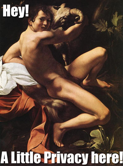 Hey A Little Privacy Here