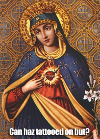 can haz tattooed on but