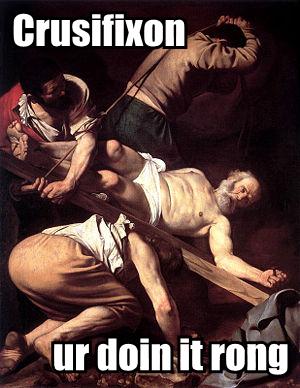crusifixion ur doin it rong