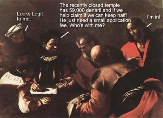 419 denarii temple fee