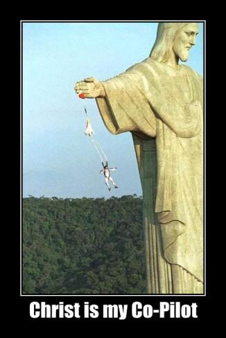 Christ is my co-pilot