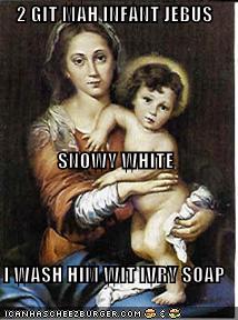 snowy white ivory snow