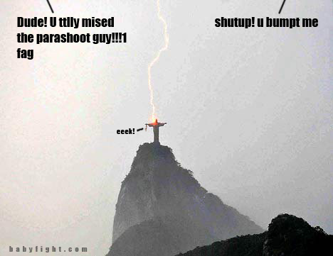 dude mised parashoot