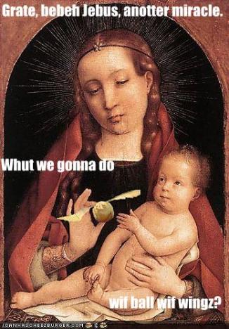 baby Jebus golden snitch miracle