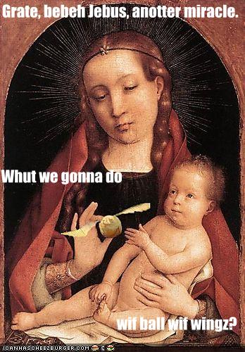 baby Jebus golden snitch miracle
