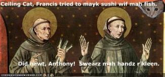 mayk sushi wif mah fish handz r kleen