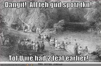 Summertime at teh River Jordan