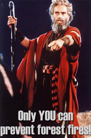 Heston Prevents Forest Fires