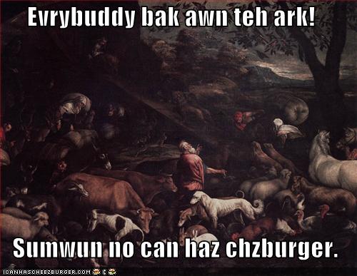 evrybuddy bak awn teh ark