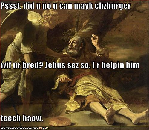 u can mayk chzburger