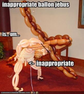 Innapropriate Balloon Jesus