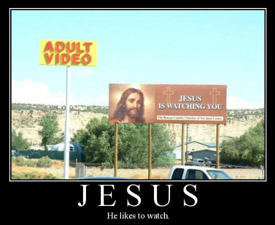 Jesus, He Likes To Watch