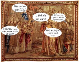 At least Gilligan had two hot chicks to distract him while he waited to be rescued.