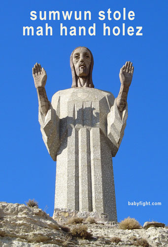 sumwon stole mah hand holez