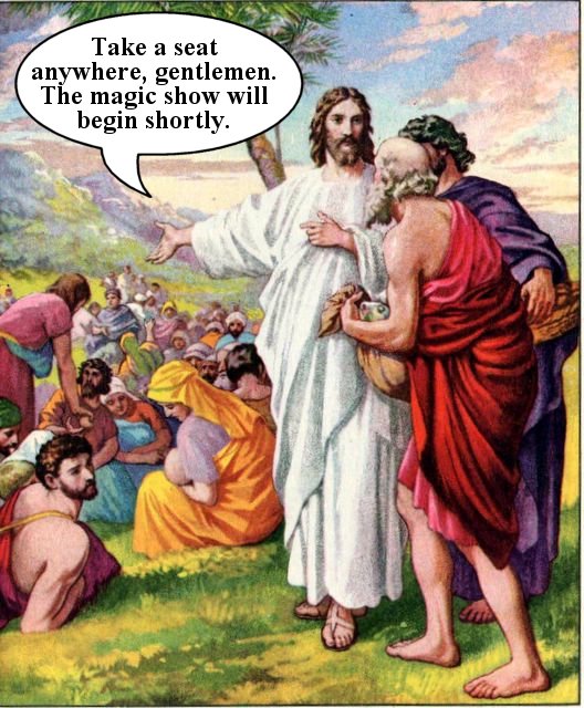 The magic show will start shortly.