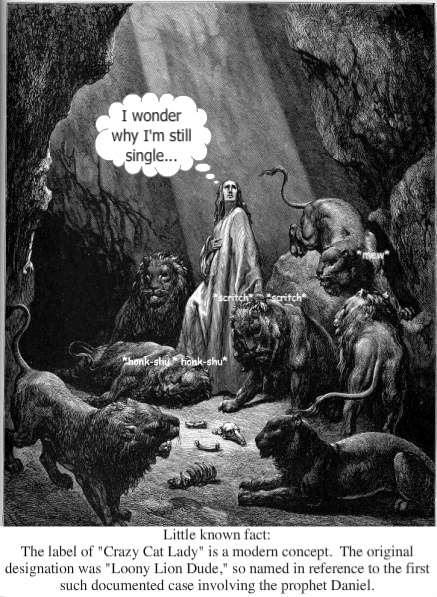 Bonus Fact: He was also the first person to buy garments that matched the cat fur.