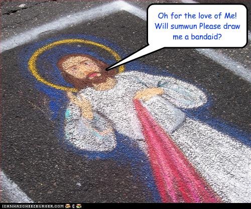 Chalk Jesus